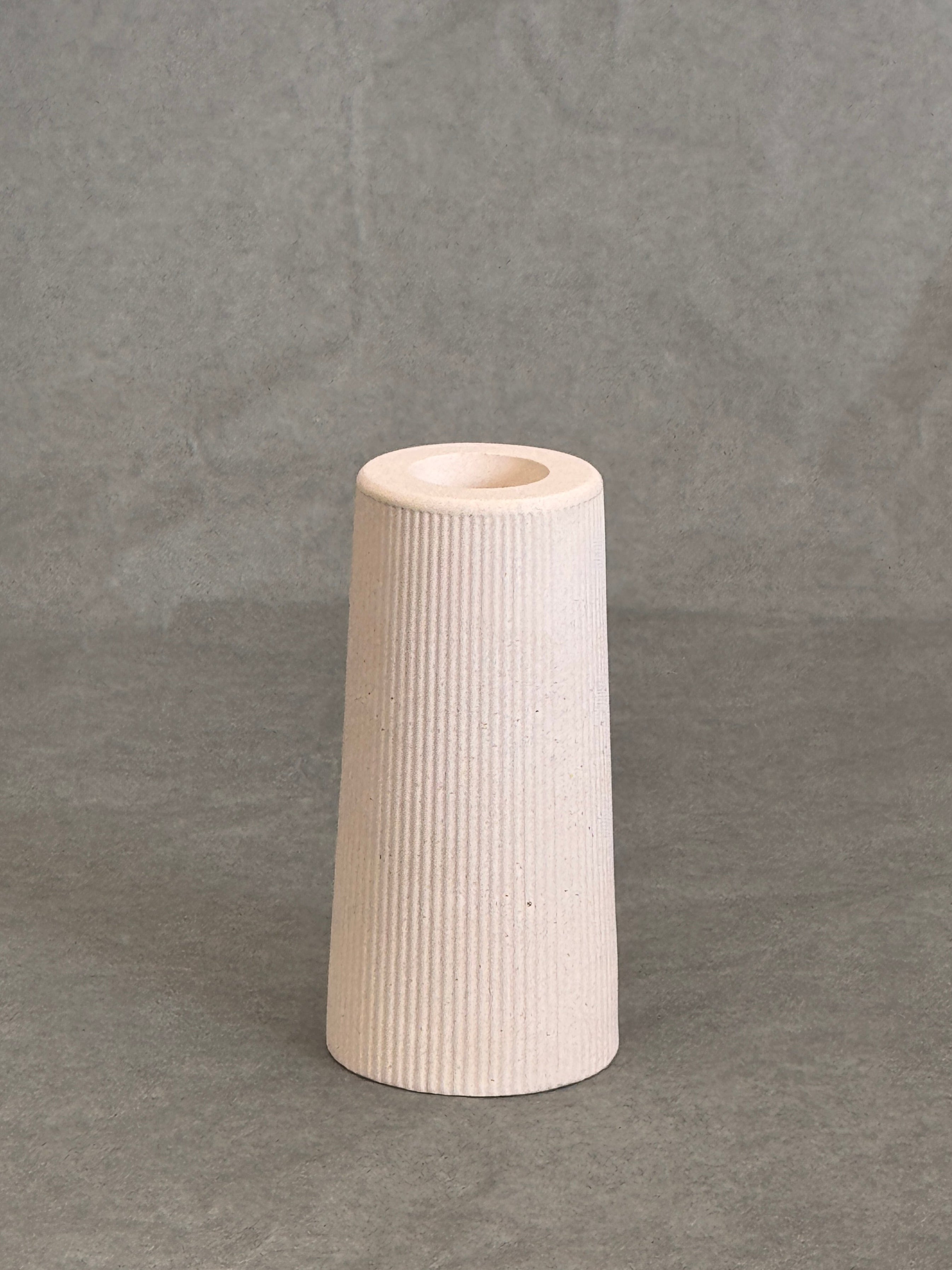 Slim Ribbed Vase